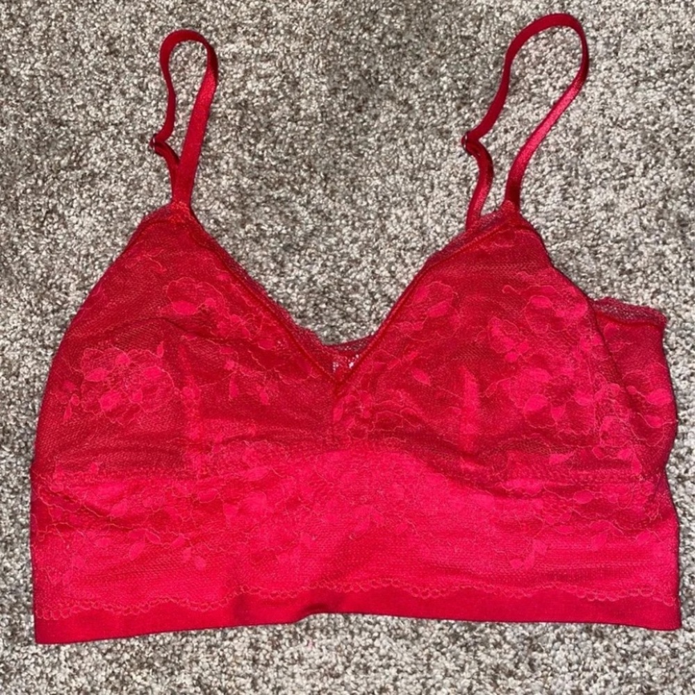 VS Red Bralette - Size XS